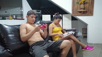 Beatriz e seu irmão pedro