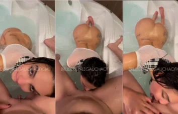Liandra Bruder saboreando o grelinho da amiga
