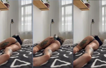 Thata PRD, uma novinha cheia de charme, tá deitada e só provocando