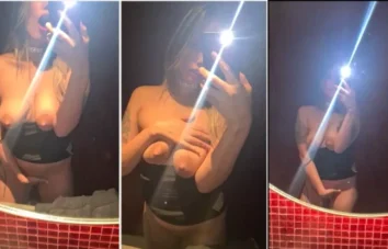 Jeyloruama com o celular, gravando a sua pepeca