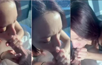 Veronica Perasso mostrando um vídeo quente com ela sem roupa fazendo boquete
