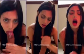 Brenda Trindade caprichando no oral de forma intensa e prazerosa