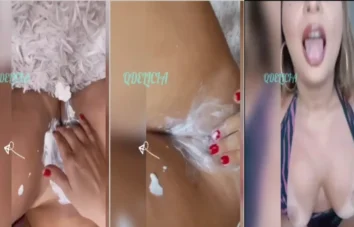 Geisy Arruda, conhecida celebridade, colocou chantilly na sua gostosa e deliciosa xoxota