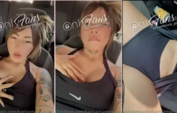 Karina Marcela, safadinha, se divertindo e se tocando até chegar ao clímax
