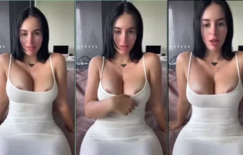 Vídeo da Izzy Davis, a peituda do OnlyFans, se exibindo