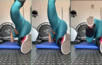 Vídeo xxx da Kelly Valim malhando com peso