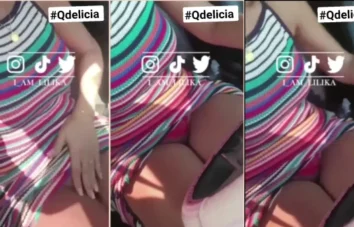 Lilika Teixeira estava sentindo calor e acabou sem calcinha