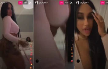 A Jennifer Gil, com aquele bundão gigante, não perde a chance de se mostrar