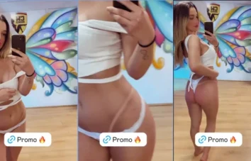 Pornô Leise Bach, a loirinha bem gostosinha com marquinha