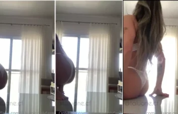 Taluane de calcinha branquinha se jogando na farra!