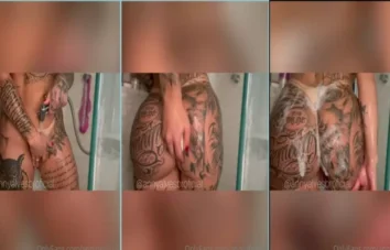 Vídeo picante da gata tatuada Anny Alves no OnlyFans
